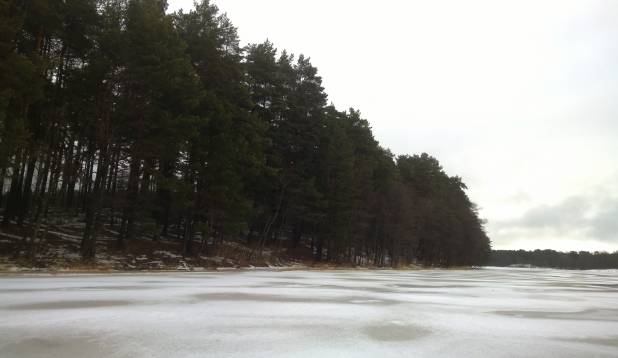 Jõgi on, jää on, kusagil on ka vimb - Pärnu jõgi, 10. jaanuar 2015